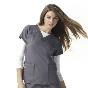 WONDERWINK FOUR-STRETCH V-NECK TOP